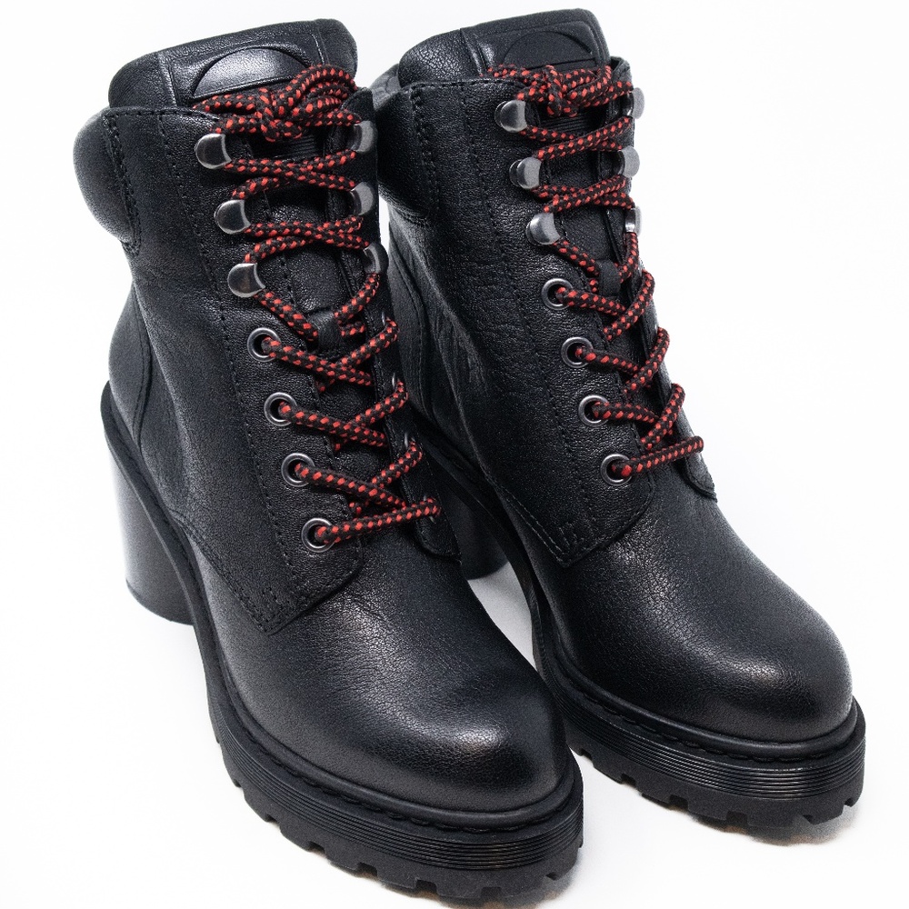 Marc Jacobs Crosby Round Toe Leather Platform Boot